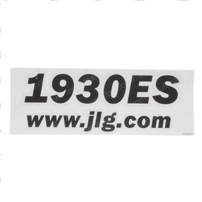 Picture of Decal- 1930 Es Model Desig.