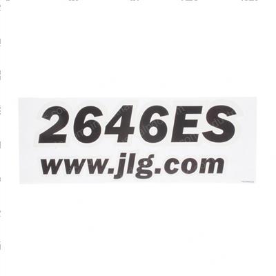 Picture of Decal- 2646es Model Desig.