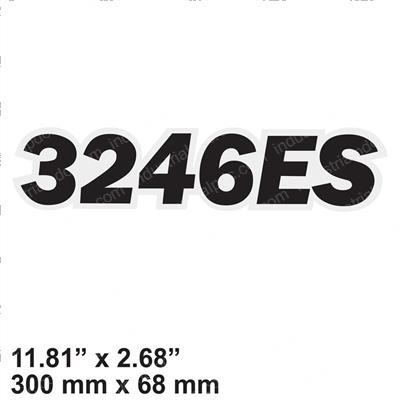 Picture of Decal - Model 3246es