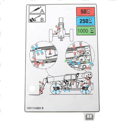 Picture of Decal-Lube Chart