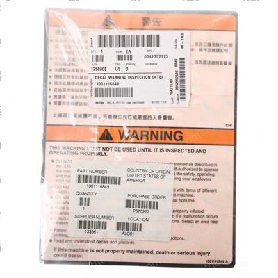Picture of Decal-Warning Inspection (mtb)