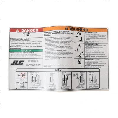 Picture of Decal-Warning/Instruction Dom