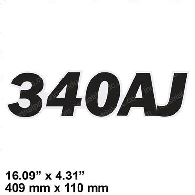 Picture of Decal - Model 340aj
