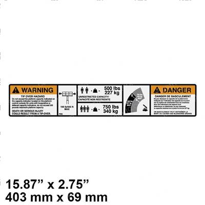 Picture of Decal-Warning Dual Cap.