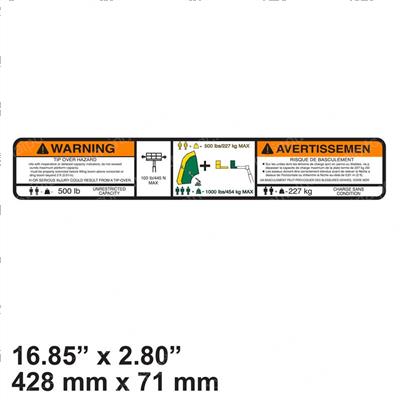 Picture of Decal - Dual Cap. (en/Fr)(plf)