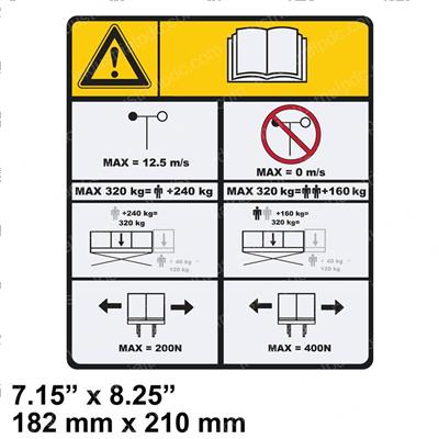 Picture of Decal - Capacity