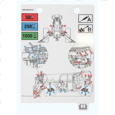 Picture of Decal-Lubrication Chart