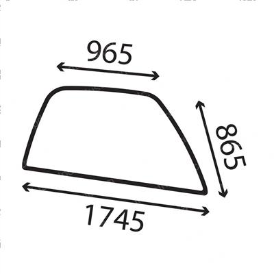 Picture of Glass - Cab - Rh