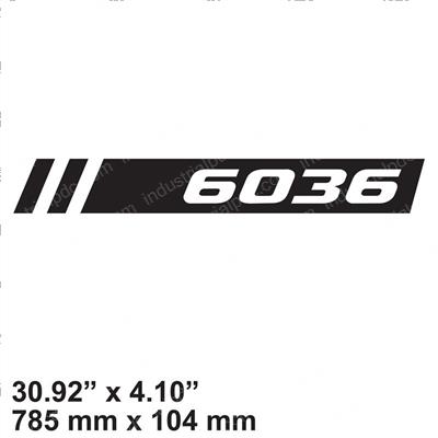 Picture of Decal - Cab 6036