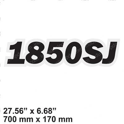 Picture of Decal - Model 1850sj