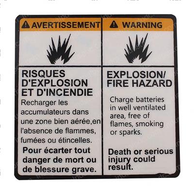 Picture of Decal-Explosion Hazard