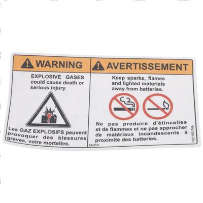 Picture of Decal-Battery Warning (can)