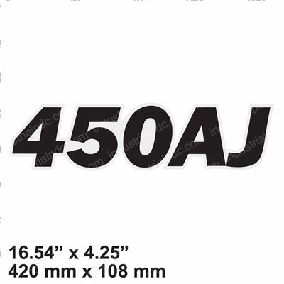 Picture of Decal - Model 450aj