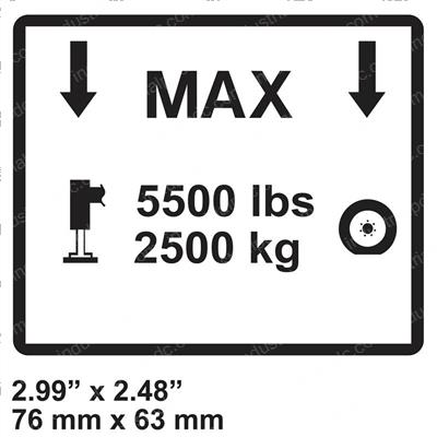 Picture of Decal - Max Load