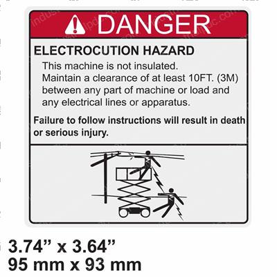 Picture of Decal - Danger Electrocution