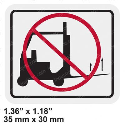 Picture of Decal - No Forklift