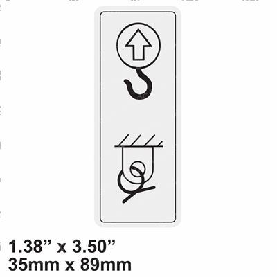 Picture of Decal - Lifting and Tie Down