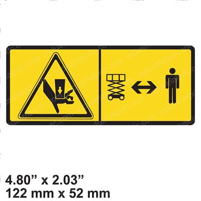 Picture of Decal - Crushing Hazard