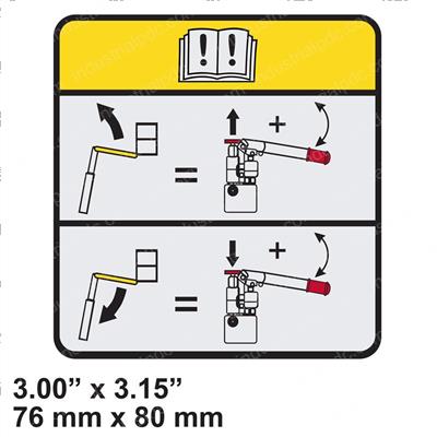 Picture of Decal,manual Descent Jib Instr