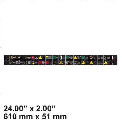 Picture of Decal,legend (plf)