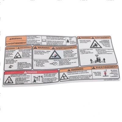 Picture of Decal-En/Fr Cab Window