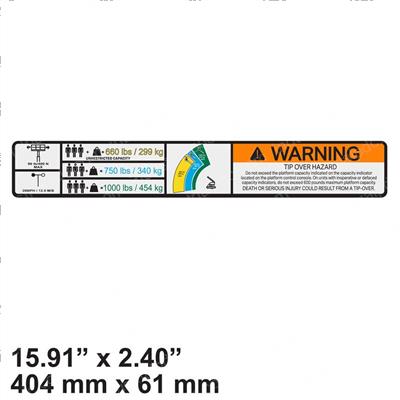 Picture of Decal - Warning Hi-Cap. (ansi)