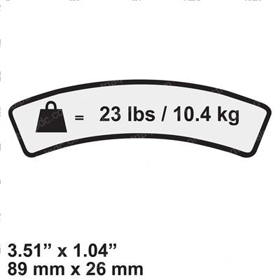 Picture of Decal - Bolt-on Fa Accy Wt