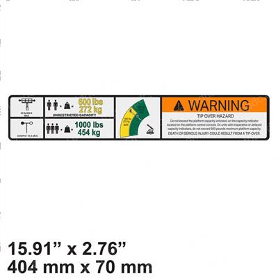 Picture of Decal - Warning Dual Cap.