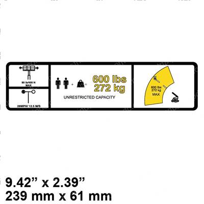 Picture of Decal,warning Dual Cap.