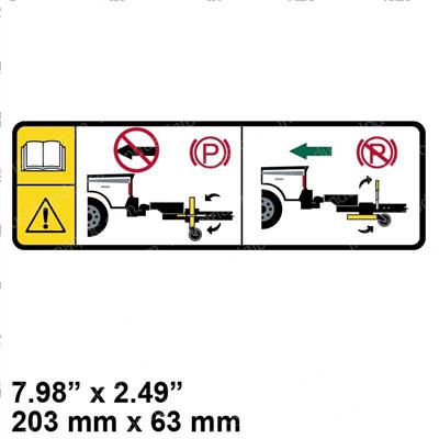 Picture of Decal - No Park Brake