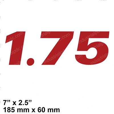 Picture of Decal - Model 1.75