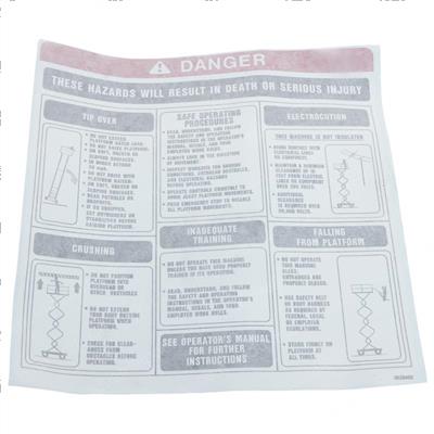 Picture of Decal-Danger-Pltfm Station