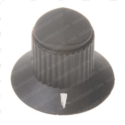Picture of Knob Black Plastic 25 Shaft