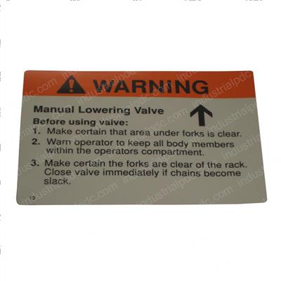 Picture of Warning Lowering Valve