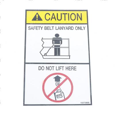 Picture of Decal-Safety Belt Anchor