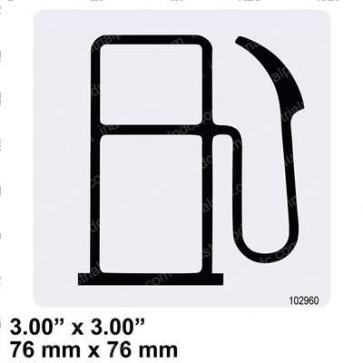 Picture of Decal - Gasoline Only