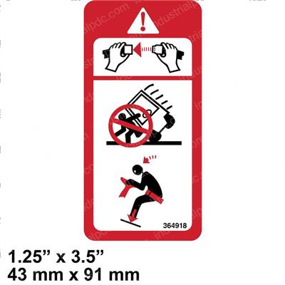Picture of Decal - Seat Belt/Tip Over