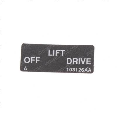Picture of Decal - Off Lift Drive