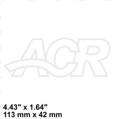 Picture of Decal - Cosmetic Acr