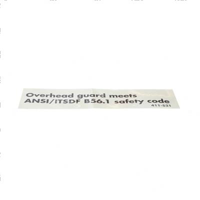 Picture of Decal - B56.1 Safety Standard