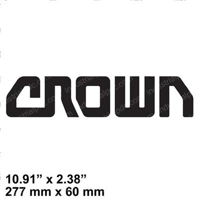 Picture of Decal Crown Heavy