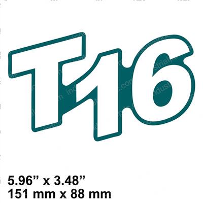 Picture of Decal - Cosmetic Model T16