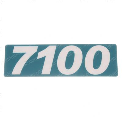 Picture of Label -  Model [7100]