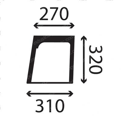 Picture of Glass - Knee - Upper Right