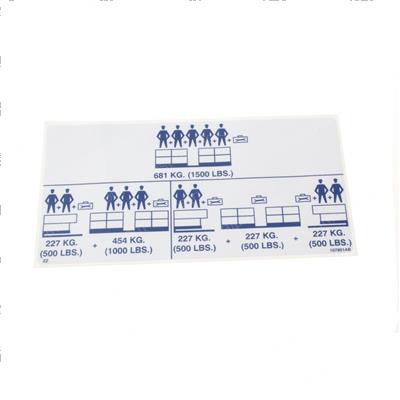 Picture of Decal - Platform 1500 Lbs