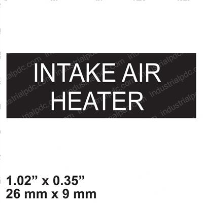 Picture of Decal  - Intake Air Heater