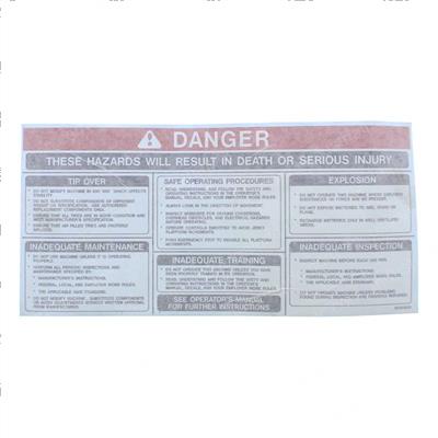 Picture of Decal-Danger-Grnd Station-All