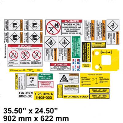 Picture of Decal Kit - X26 Un Domestic