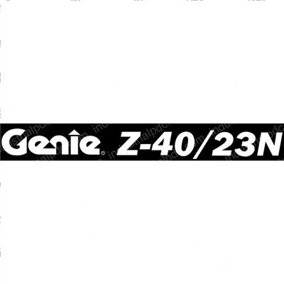 Picture of Decal Genie Z40/23n