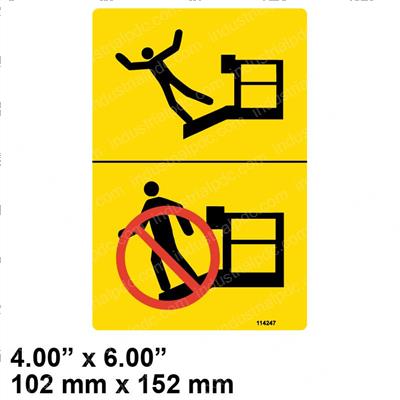 Picture of Decal - Fall Hazard